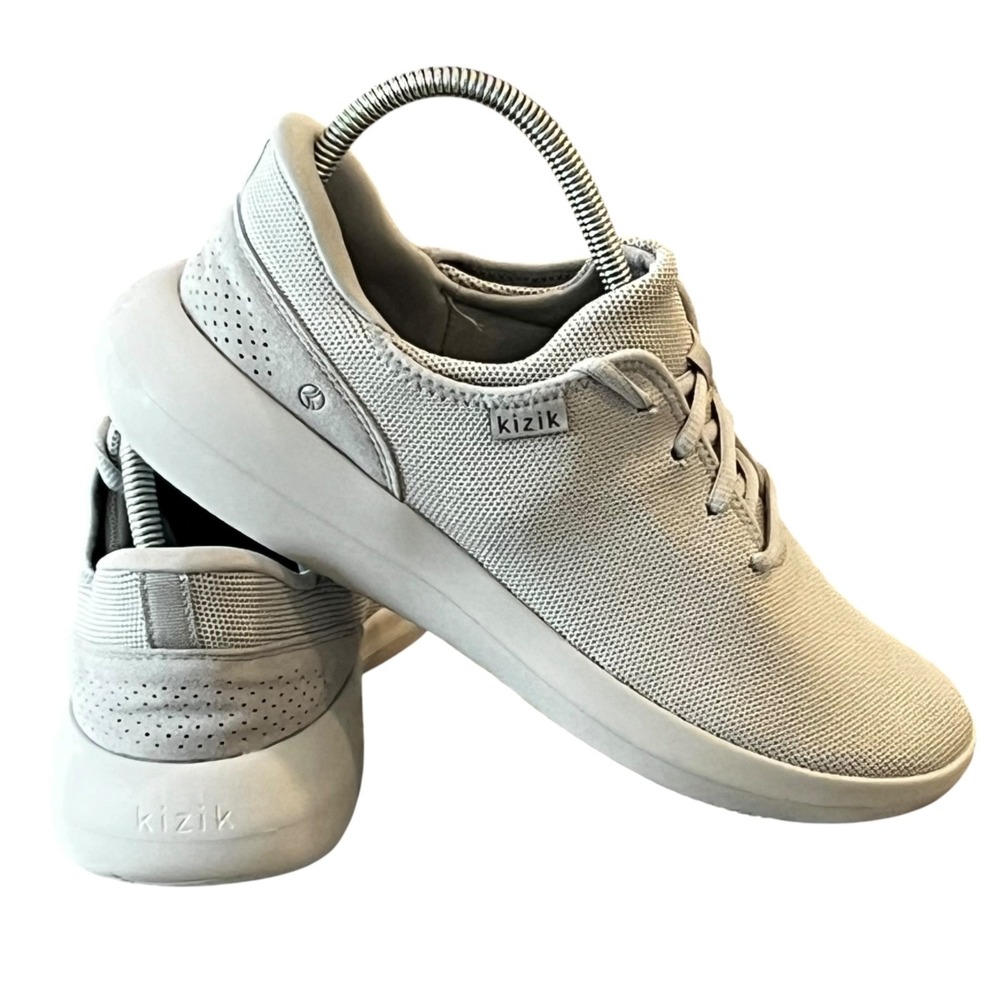 Kizik Madrid Eco Knit Sneakers Shoes‎ Mens 8 Womens 9.5 Gray
